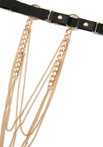Apollonia Chain Thigh Harness