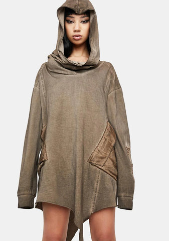 Atmosphere Unisex Patch Pocket Long Sleeve Top