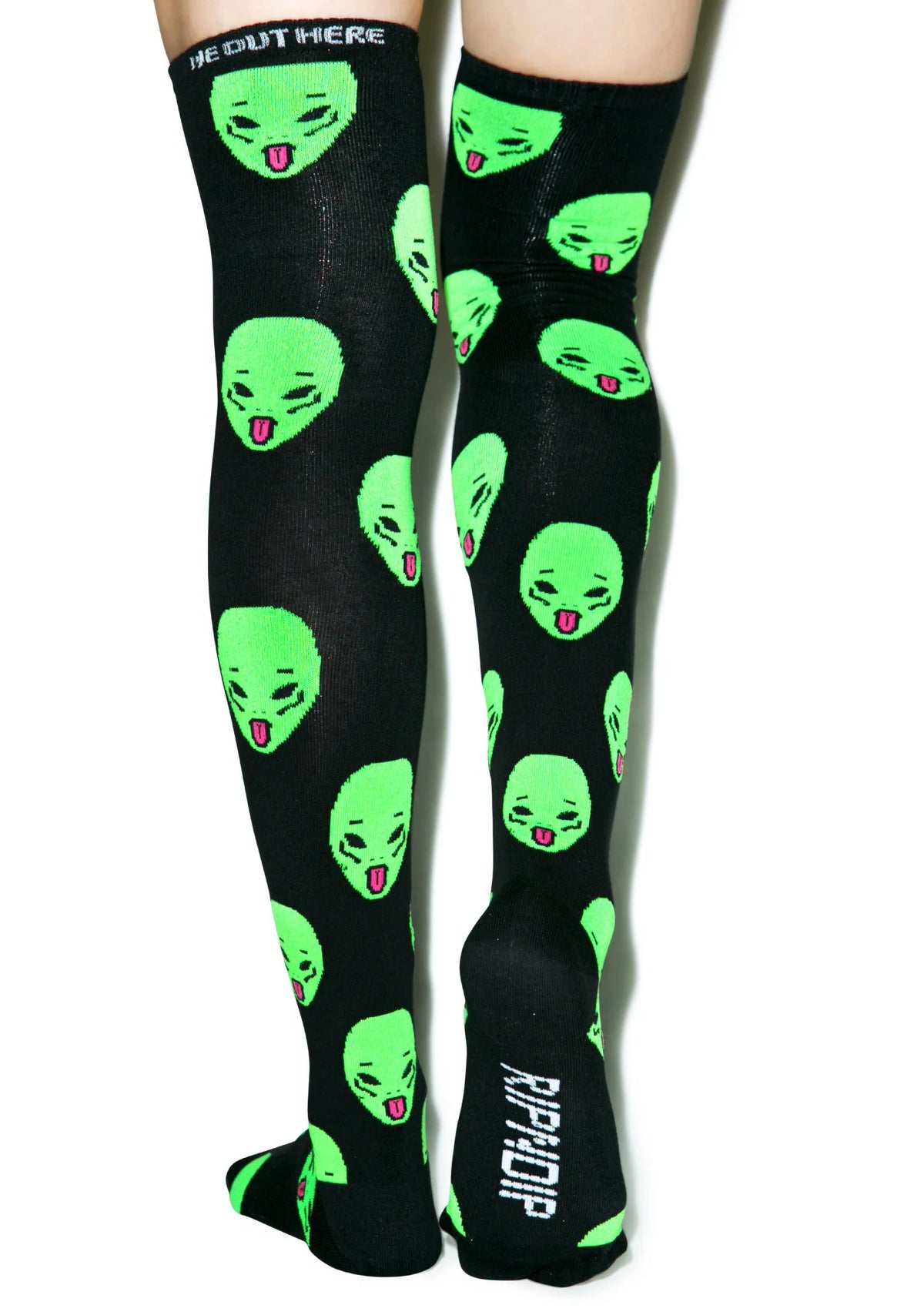 Ayy LMAO Over The Knee Socks