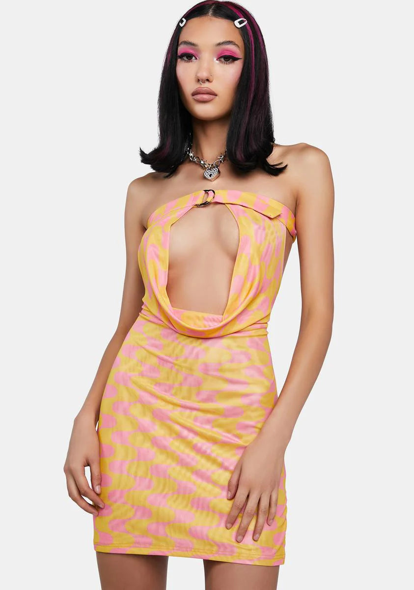 Summer Nights Cut-Out Mini Dress