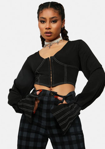 Dark Knight Corset Top