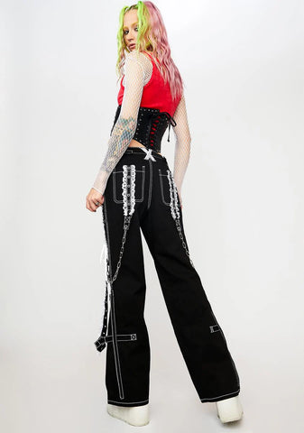 Lace Dark Street Pants