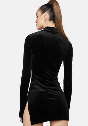 Make You Stay Cutout Mini Dress