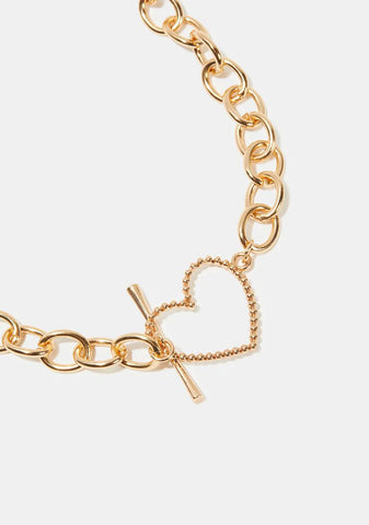 Too Hard To Love Chain Necklace