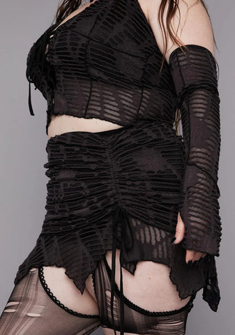 Plus Beyond The Woods Mini Skirt