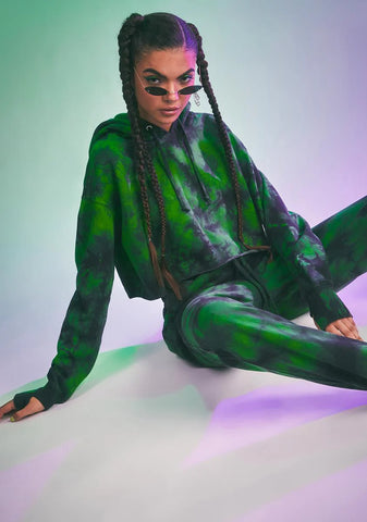 Fierce Femme Tie Dye Hoodie