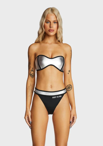Tainted Love Retro Bandeau Bikini Top