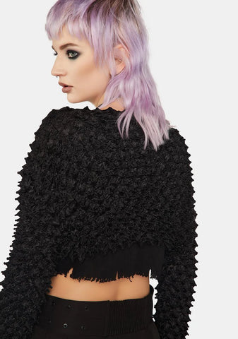 Dark Spiked Long Sleeve Jacket