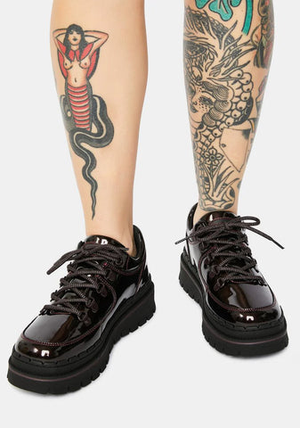 Burgundy Jammers Cool Block Oxfords