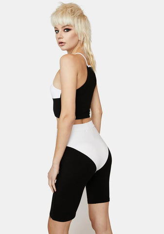 Work To Be Done Biker Shorts Set