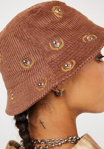 Cord BDG Crest Bucket Hat
