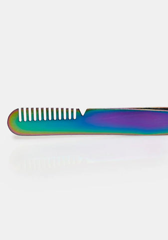 Rainbow Hit Me Up Lash Tweezer And Comb