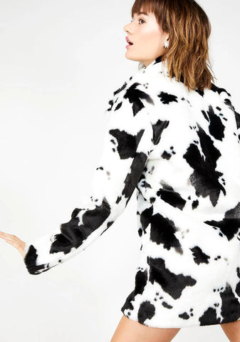 Animal Behavior Faux Fur Coat