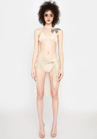 Island Bound Crochet Skirt Set