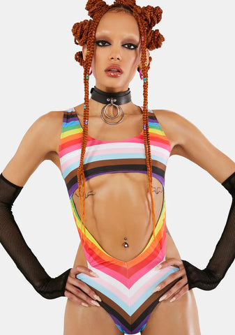 United As One Cut-Out Bodysuit