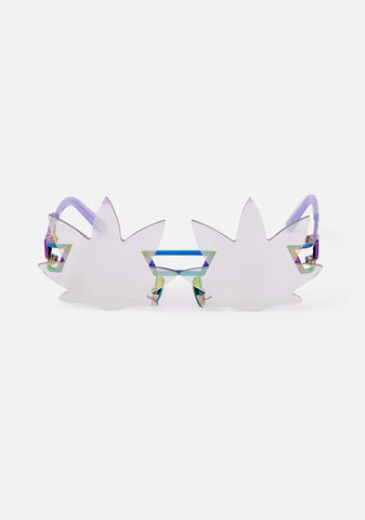 Hologram Leaf Speqz Sunglasses