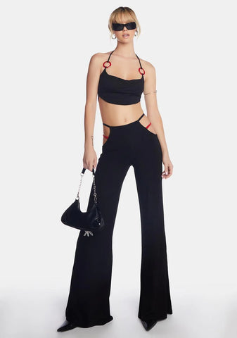 Hatina Cut-Out Pants