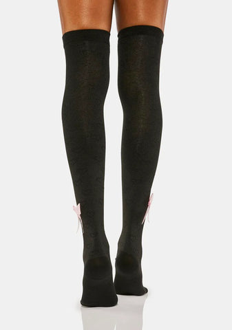 Wicked Kisses Always Thigh High Socks