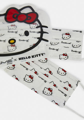 X Hello Kitty 3-Ply Protective Face Mask