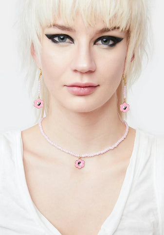 Yin To My Yang Earring And Necklace Set