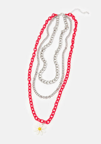 Dancefloor Diva Daisy Necklace