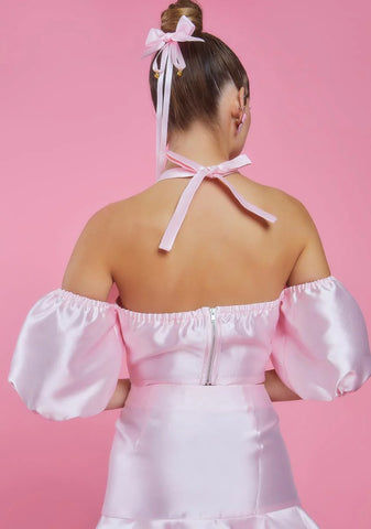 Twilight Soiree Puff Sleeve Top