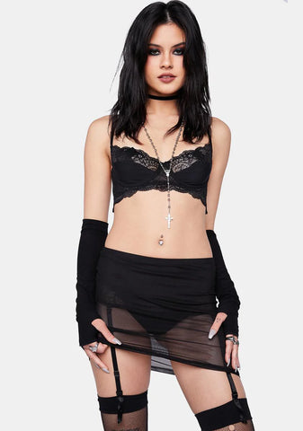 See-Through Me Mini Skirt