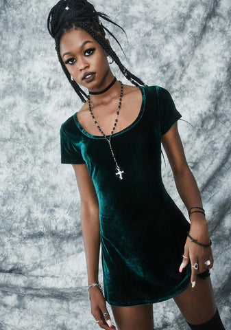 Into The Woods Velvet Dress