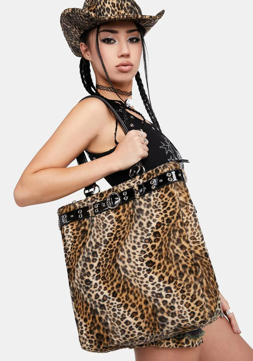 Jungle Palace Leopard Tote Bag