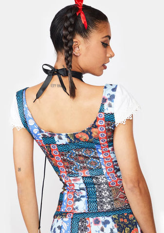 Cheers To That Underbust Corset Top