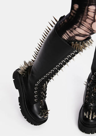 The Problem Child Spiked Boots