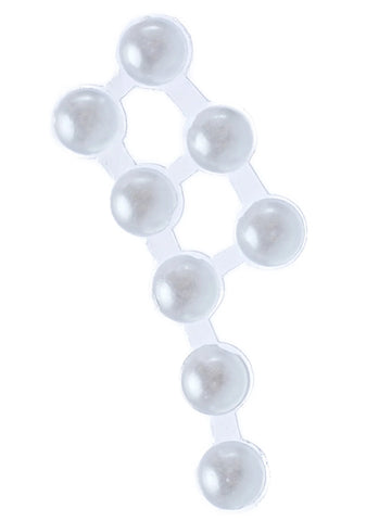 Stella White Pearl Face Jewels