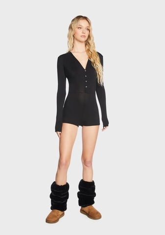 Wicked Wild Instincts Long Sleeve Romper