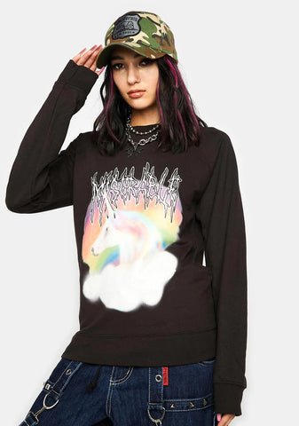 Miserable Unicorn Pullover Sweater