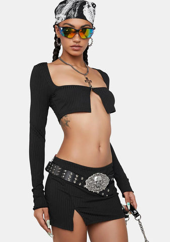 Wicked Flirt Instinct Skirt Set