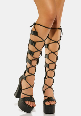 Survivor Platform Sandals