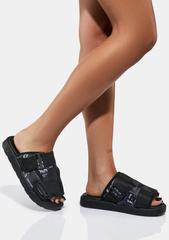 Black Authentic Nuuk 1 Slide Sandals