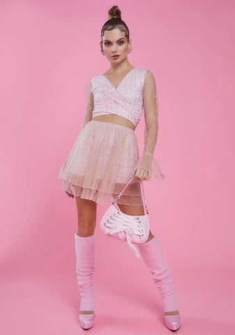 Just Like Magic Wrap Top