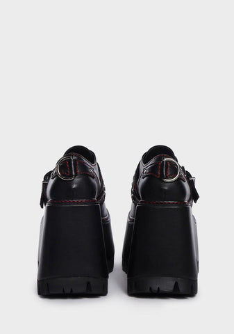 Swear Word Platform Loafers