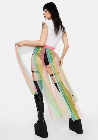 Magical Moments Sheer Maxi Skirt