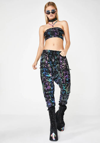 Cyber Garden Reflective Unisex Joggers