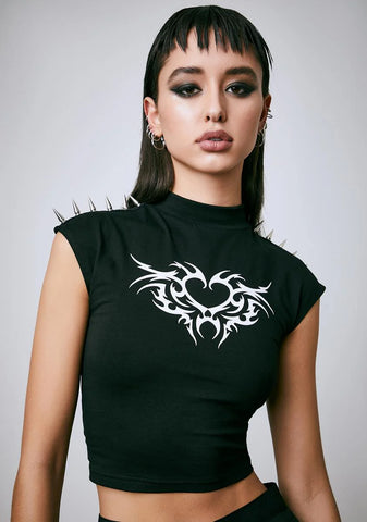 War On Love Spiked Graphic Tee