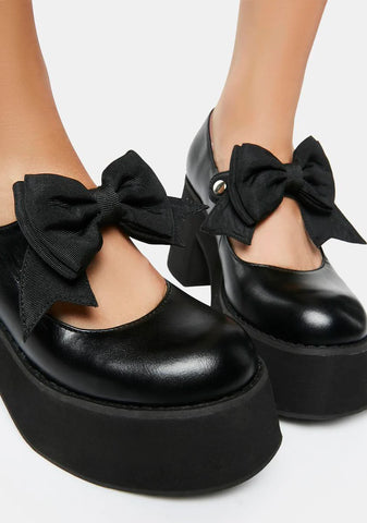 Electropop Girl Platform Mary Janes