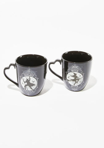 Witch And Warlock Mug Set
