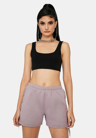 Mauve Lay It On The Line Lounge Shorts