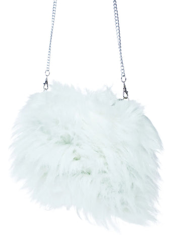 Snow Cop A Feel Fuzzy Shoulder Bag