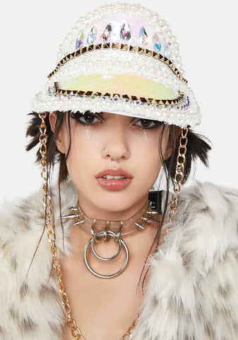 Eternal Quest Sequin Visor