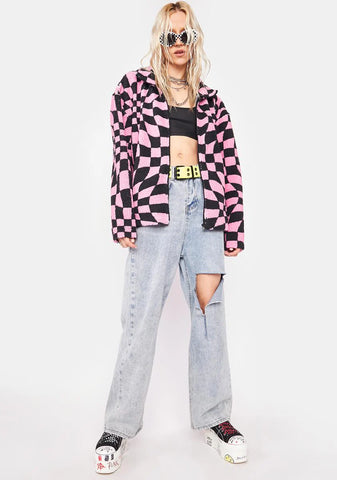 All Over Warp Jacket