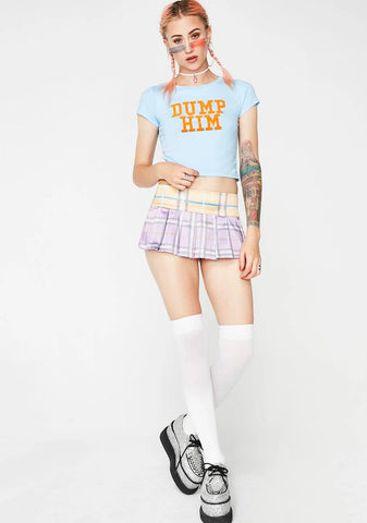 Dump Him Cropped Tee