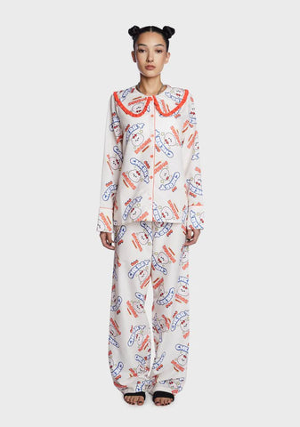 Cherry Dreams Shirt And Trouser Set